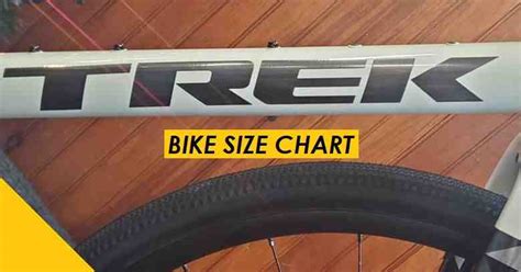 trek bike size chart  height  cm inches road bikemtb
