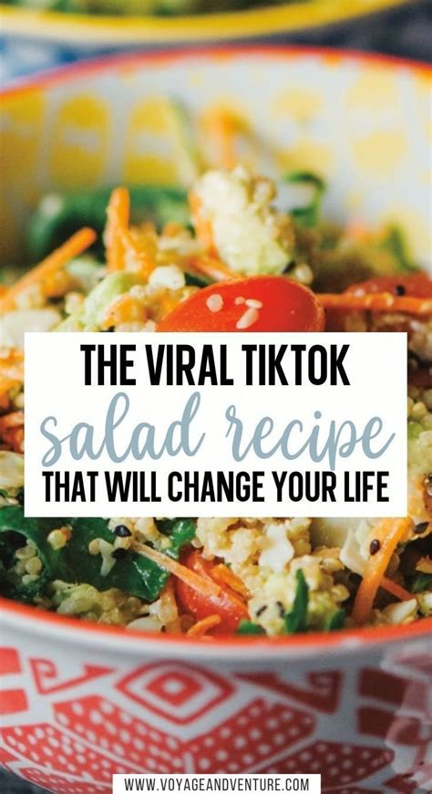 viral tik tok salad recipe   change  life salad