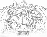 Piece Coloring Pages Manga Anime Printable Pirate Cartoon Books Printables Book sketch template
