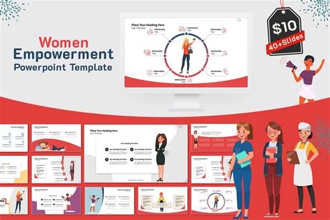 women empowerment powerpoint template pslides