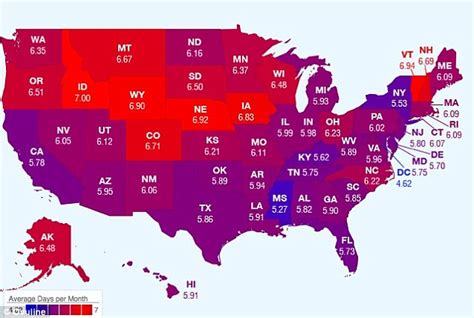 map reveals how often couples have sex in each us state in