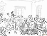 Congress Congreso Dibujo Supercoloring Revolutionary 1774 Webstockreview Timetoast Stops sketch template