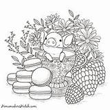 Coloring Pages Adult Pig Animal Book sketch template