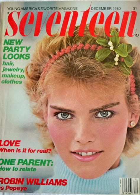 Vintage Seventeen Magazine December 1980 Back Issue Teen