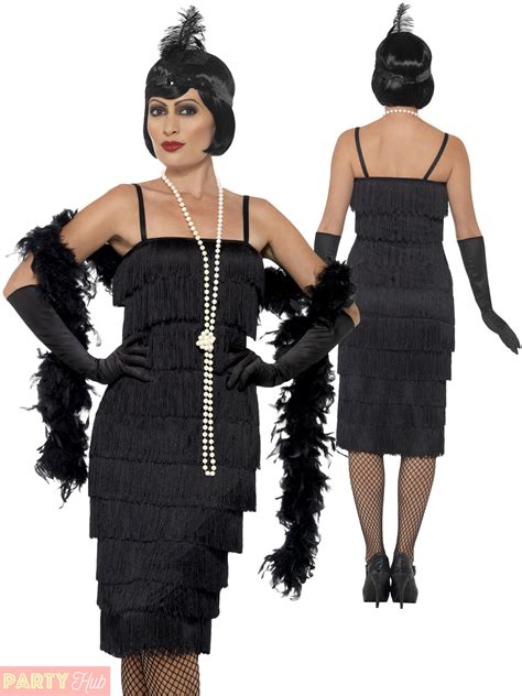 ladies  flapper costume adults gatsby fancy dress womens
