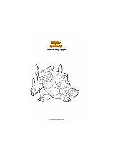 Aggron Supercolored sketch template