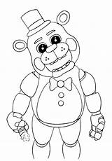 Animatroniki Wydrukuj Darmo Candy Za Niedźwiedź sketch template