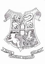 Potter Harry Coloring Hogwarts Pages Crest Castle Slytherin Kids Drawing Houses Print Printable Color Sheets Getdrawings Deviantart Clip Popular Coloringhome sketch template