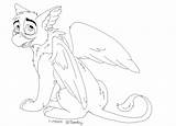 Griffin Lineart Gryphon sketch template