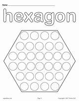 Hexagon Dot Coloring Printable Do Shapes Shape Preschool Pages Practice Preschoolers Printables Kids Getcolorings Color Drawing Pag Toddlers Recognition Kindergarteners sketch template