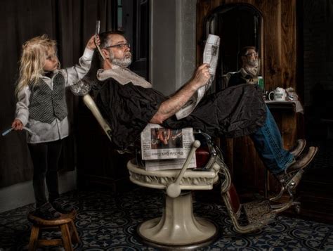 the world s best father gets a close shave