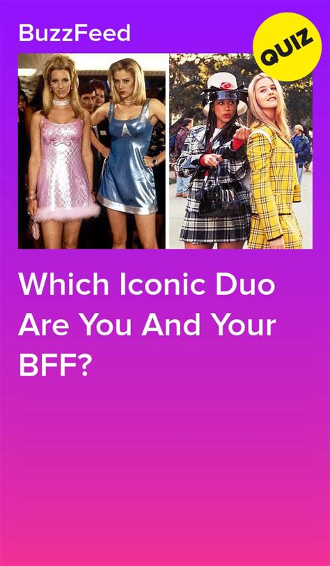 iconic duo     bff quizzes funny  friend quiz friend quiz