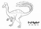 Oviraptor Archaeopteryx sketch template