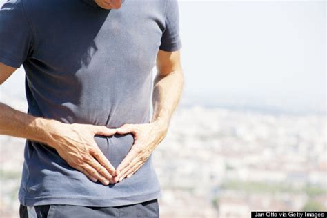 married man sees his doctor about stomach cramps finds