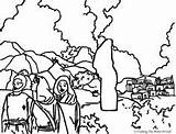 Testament Gomorrah Sodom Pillar Salt sketch template