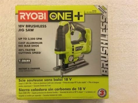 Ryobi P524 One 18v Brushless Jig Saw Cordless Body Only For Sale Online