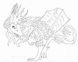 Cockatrice Idril Lineart sketch template