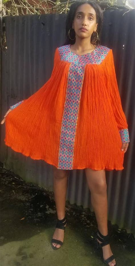 Habesha Kemis Cute Dress Ethiopian Clothing Ethiopian