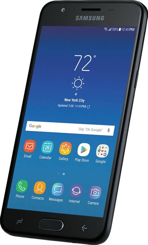 Samsung Galaxy J3 J337 2018 16gb Verizon Wireless Black Scratch