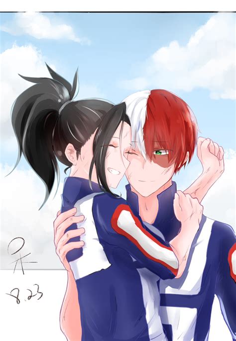 Todoroki Shouto X Momo Yaoyorozu Todomomo Twitter