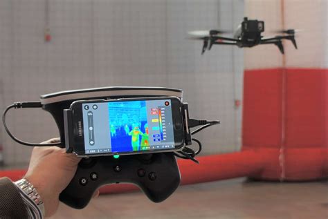 drones globes blog review parrot bebop pro thermal thermal imaging drone  flir  pro
