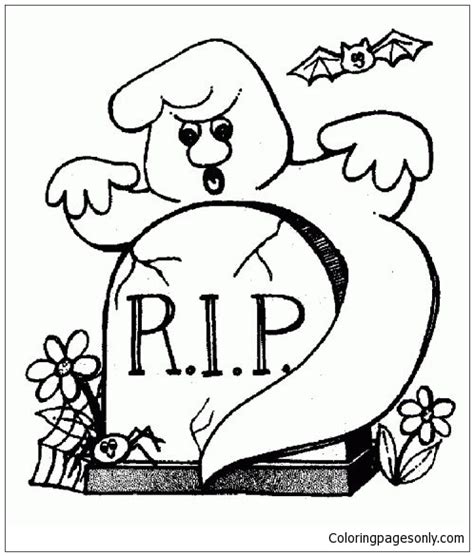 kids halloween ghosts coloring page  printable coloring pages
