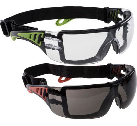 ps11 tech look foam lined safety glasses portwest iwantworkwear