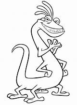Inc Monsters Coloring Pages Characters Colouring Monster Randall Character Printable Monstre Et Compagnie Coloriage Imprimer Animation Movies Print Colorier Pan sketch template