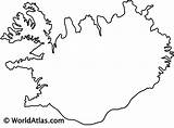 Iceland Outline Map Gibraltar Blank Island Maps Country Europe Above Atlas Worldatlas sketch template