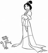Mulan Princesas Shang Colorier Printables Everfreecoloring Princesse Besuchen Getdrawings Coloriages sketch template