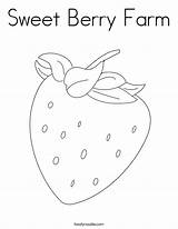Coloring Strawberry Berry Sweet Farm La Pages Fruit Rouge Est Fraise Twistynoodle Noodle Print Tracing Spirit Built California Usa Joy sketch template