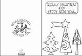Natale Inglese Biglietto Colorare Biglietti Disegni sketch template