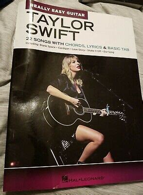 taylor swift  easy guitar sheet  guitar song book   picclick uk