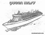 Coloring Titanic Pages Ship Printable Print Kids Queen Mary Ships Liner Ocean Boat Sheets Cruise Colouring Drawing Google Worksheets Choose sketch template