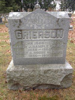 emily  house grierson   find  grave memorial