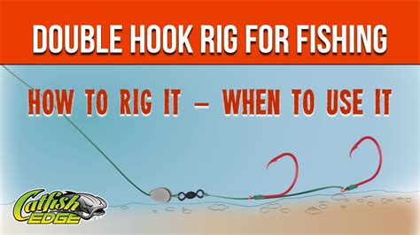 hook rig  double hook rig double snell catfishing quick tips  youtube