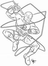 Daredevil Coloring Pages Marvel Adults Kids Color Drawings Clip Popular Coloringhome Print Library Deviantart sketch template