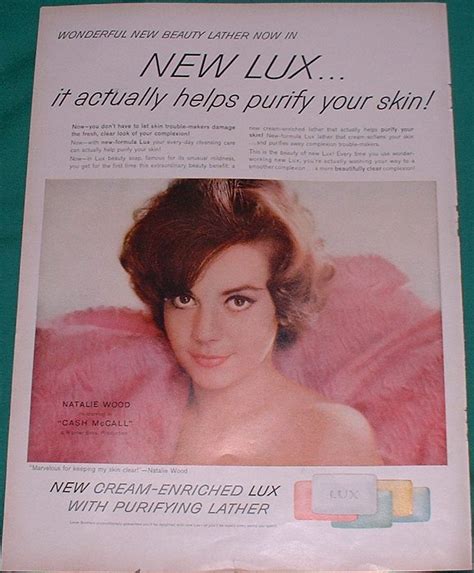 lux soap magazine ad natalie wood  magazine ads