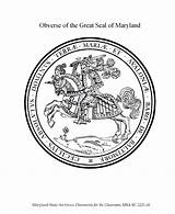 Maryland Coloring Seal Pages State Printable Obverse Usa Flag States Print Getcolorings Color Seals Gif Go Popular Printables Great sketch template