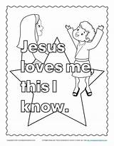 Coloring Jesus Loves Pages Printables Sheet Popular sketch template
