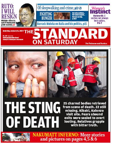 newspaper redesign tabloid standard front cover death flickr