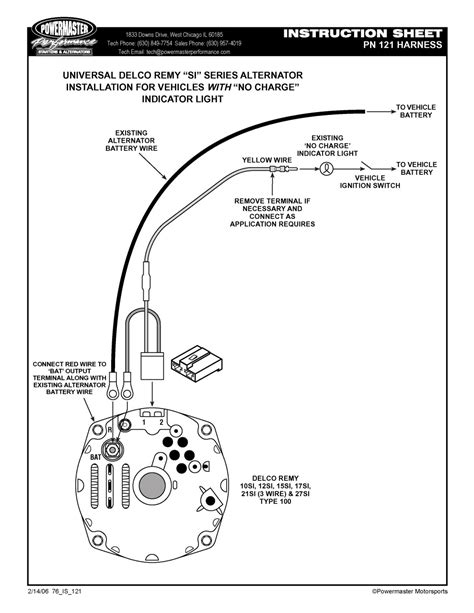 alternator wiring diagram chevy