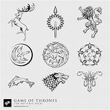 Thrones Game Sigil Vector Vectors House Tattoo Throne Drawings Fan Tronos Juego Stark Coloring Pages Sigils Dibujos Symbol Tatuajes Getdrawings sketch template