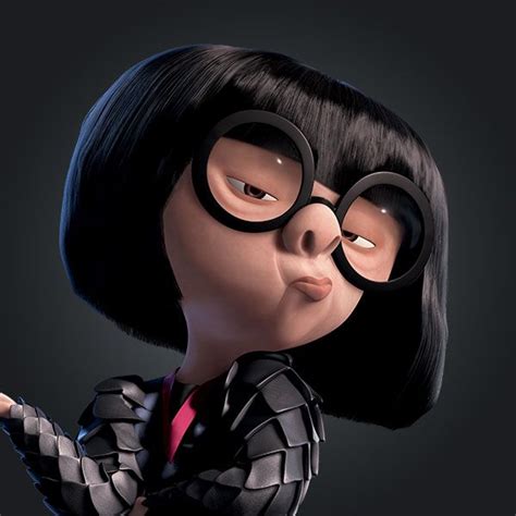 incredibles characters presented  disney movies edna mode  incredibles pixar characters