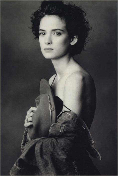 Winona Ryder In My All Black Clothes And Short Hair Days I