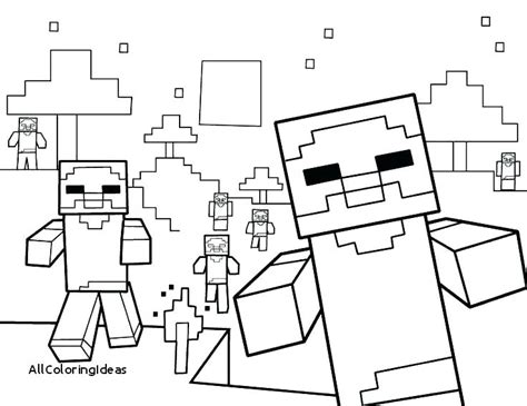minecraft skeleton coloring pages  getcoloringscom  printable