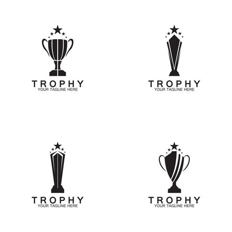 trophy logo  symbol vector  vector art  vecteezy