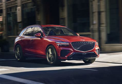 preview  genesis gv revealed  handsome bmw  rival