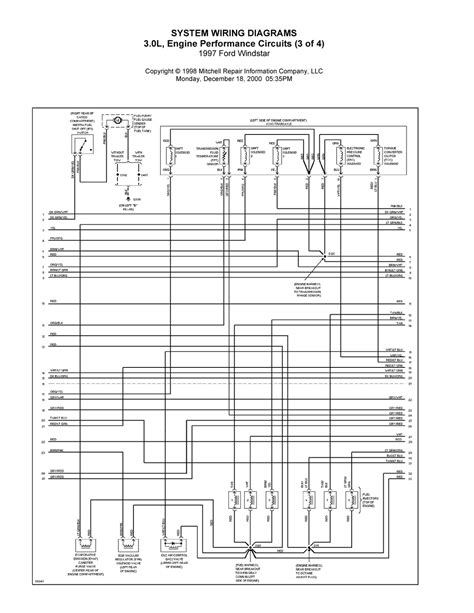 ford windstar complete system wiring diagrams wiring diagrams center