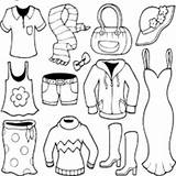 Coloring Clothes Clothing Pages Worksheet Printable Outfits Dress Baby Crafts Surfnetkids Worksheets Teaching Church Shoes sketch template